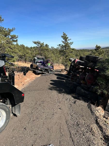 Flatbed in action
