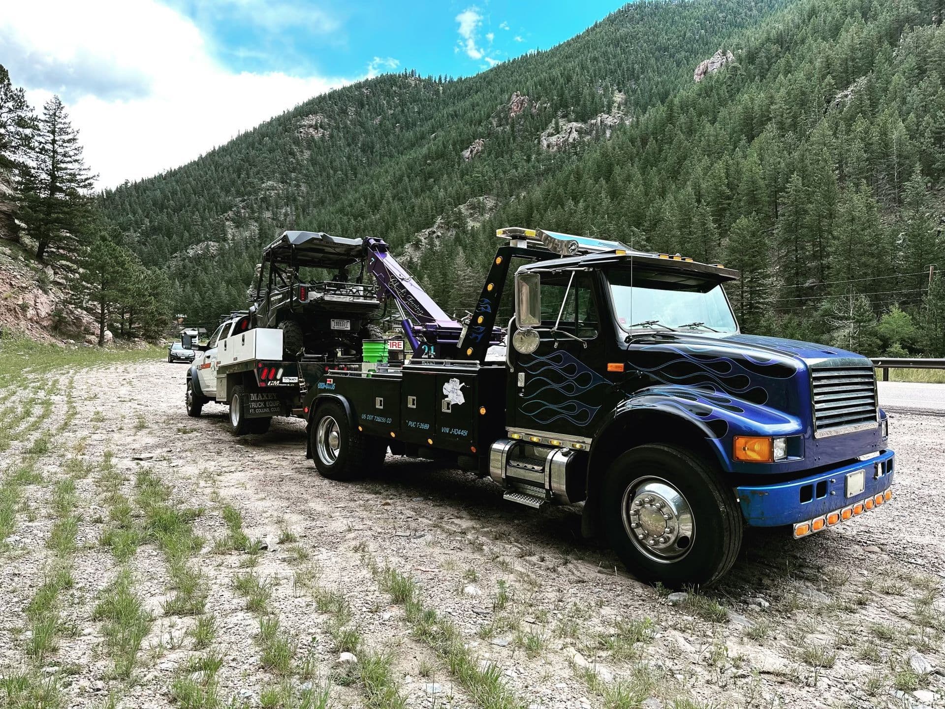 Heavy wrecker, mountain call